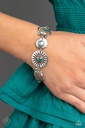 Western Jewelry Set with Multi Color Stone and Silver Frame - Fashion Fix - Clan