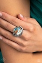Western Jewelry Set with Multi Color Stone and Silver Frame - Fashion Fix - Clan