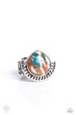 Western Jewelry Set with Multi Color Stone and Silver Frame - Fashion Fix - Clan