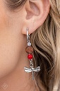 Dragonfly Earthy Stone Jewelry Set in Silver with Multi Color Beads - Fashion Fix - Need for Beads