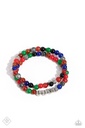 Dragonfly Earthy Stone Jewelry Set in Silver with Multi Color Beads - Fashion Fix - Need for Beads