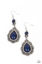 Rhodonite Earrings Silver Dangle with Crystals  - Palace Bribe
